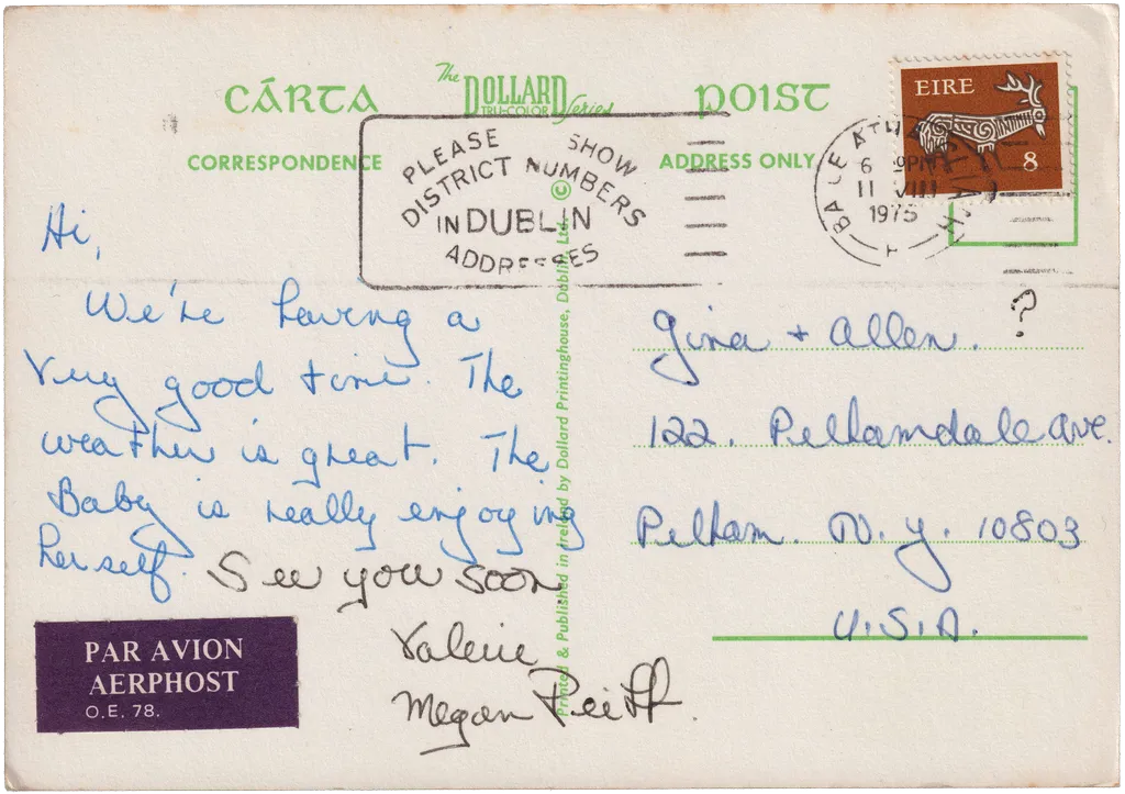 Postcard 001 — back
