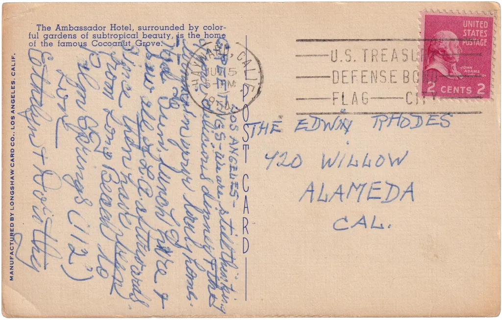 Postcard 005 — back