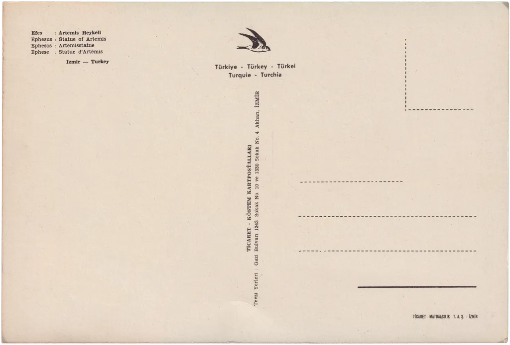 Postcard 009 — back