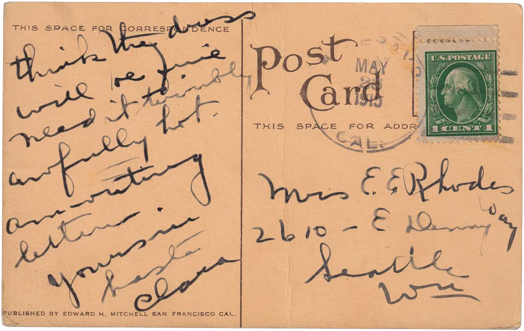 Postcard 014 — back