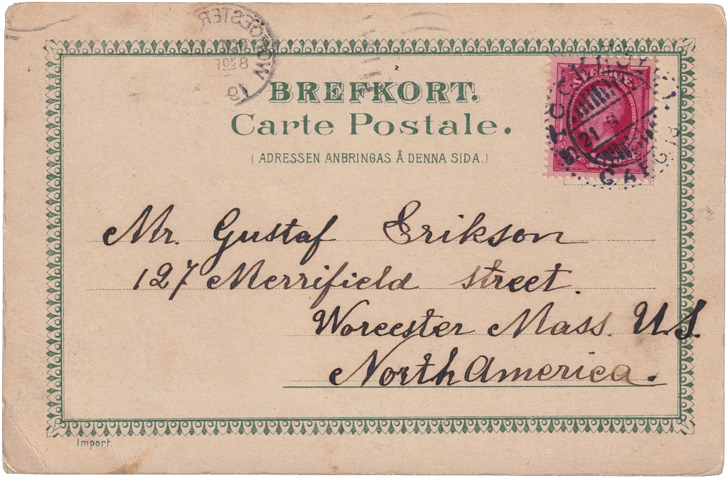 Postcard 023 — back