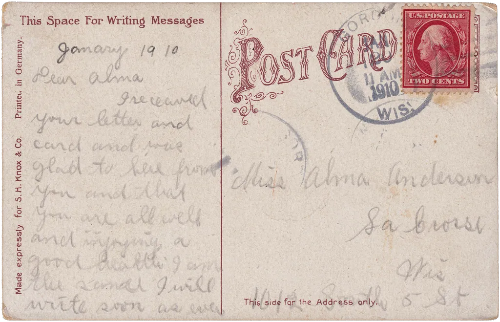 Postcard 025 — back