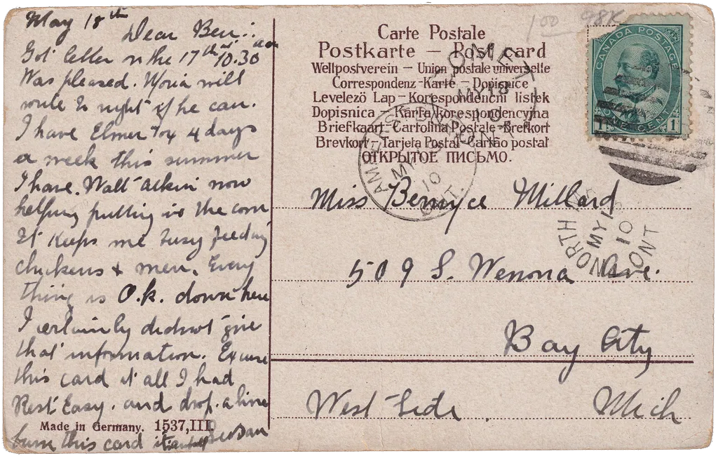 Postcard 026 — back