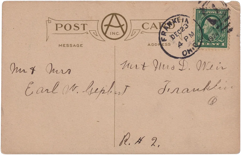 Postcard 027 — back