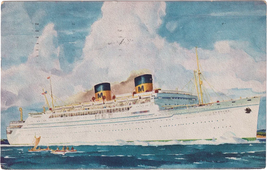 Matson Lines Luxury Liner Lurline — front