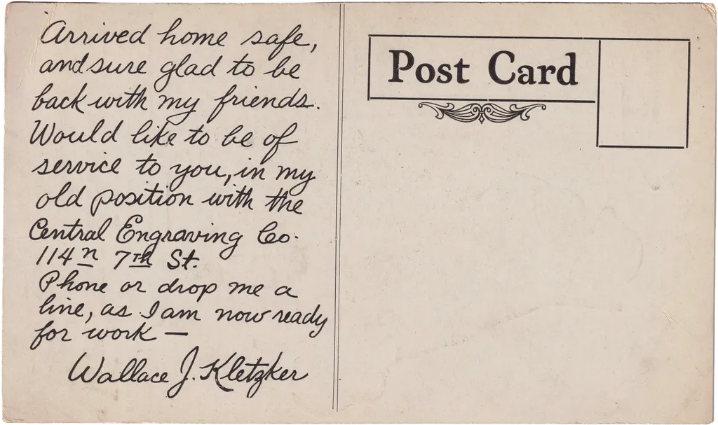 Postcard 045 — back