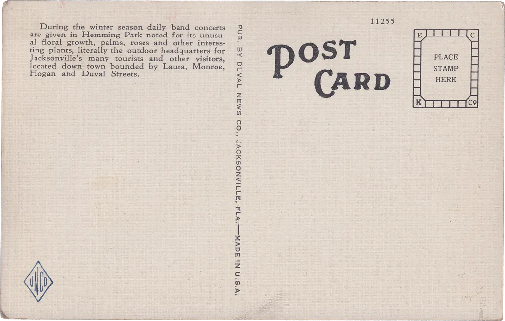 Postcard 047 — back