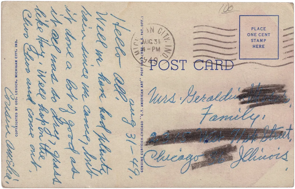 Postcard 049 — back