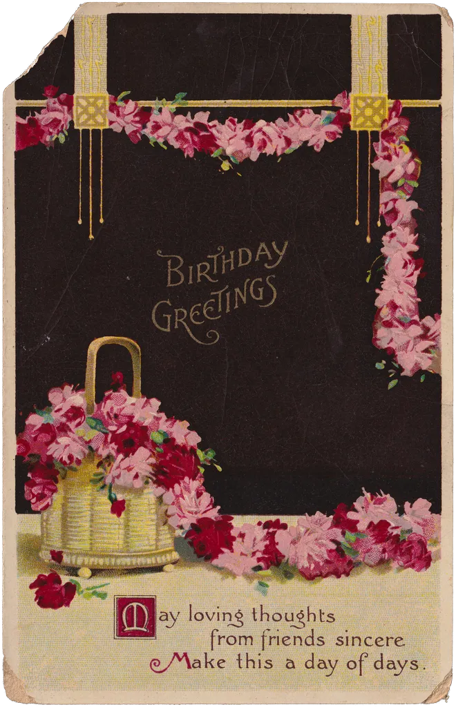 Birthday Greetings — front