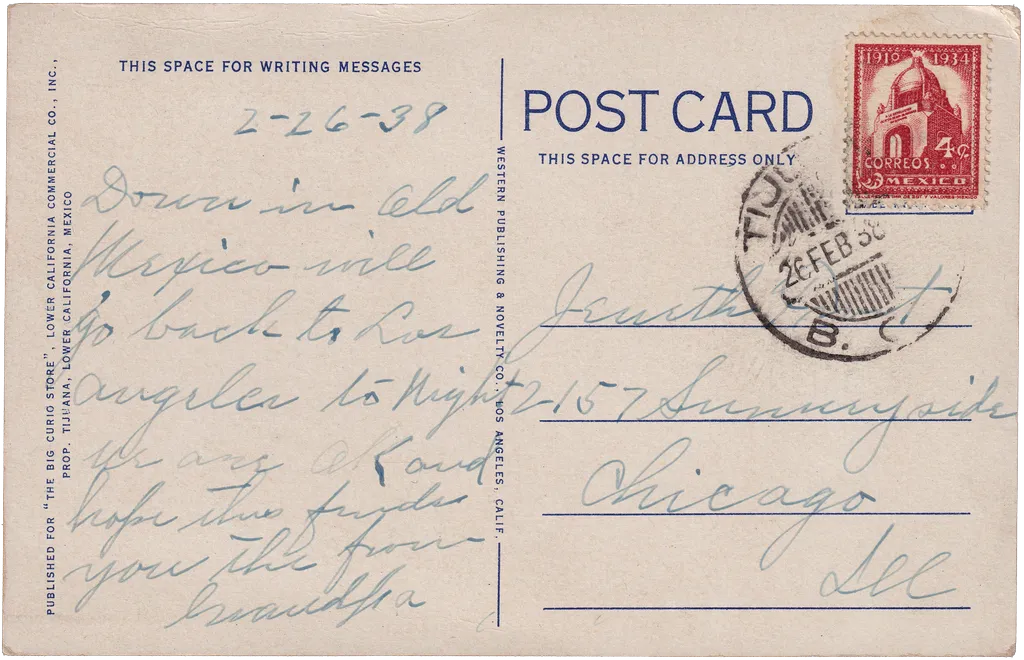 Postcard 054 — back