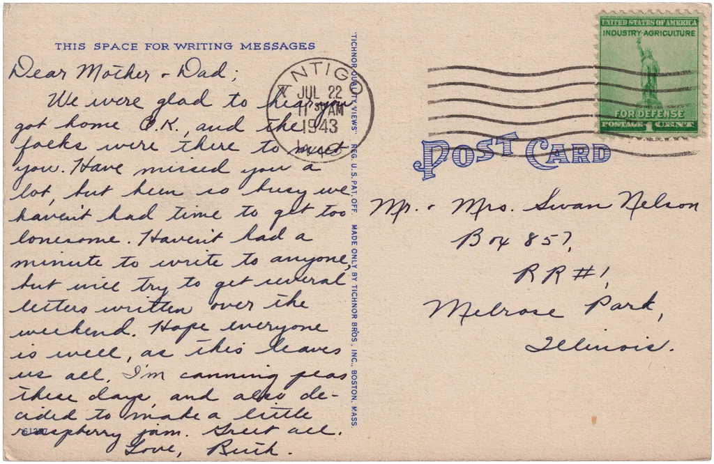 Postcard 058 — back