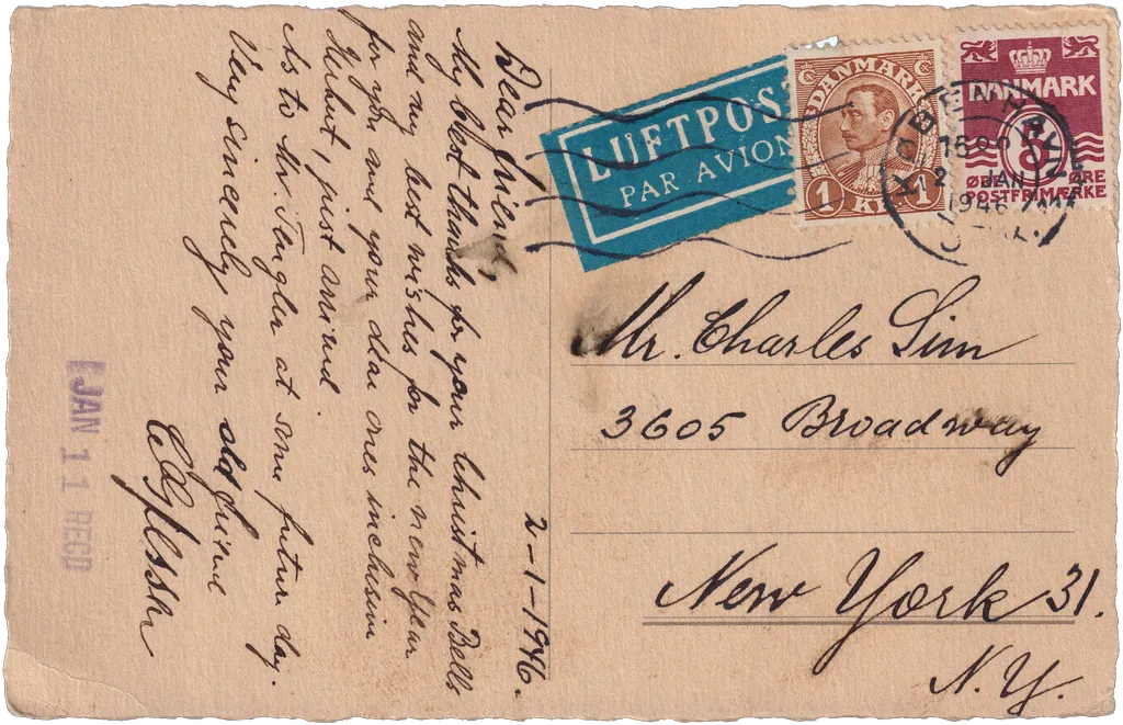 Postcard 061 — back